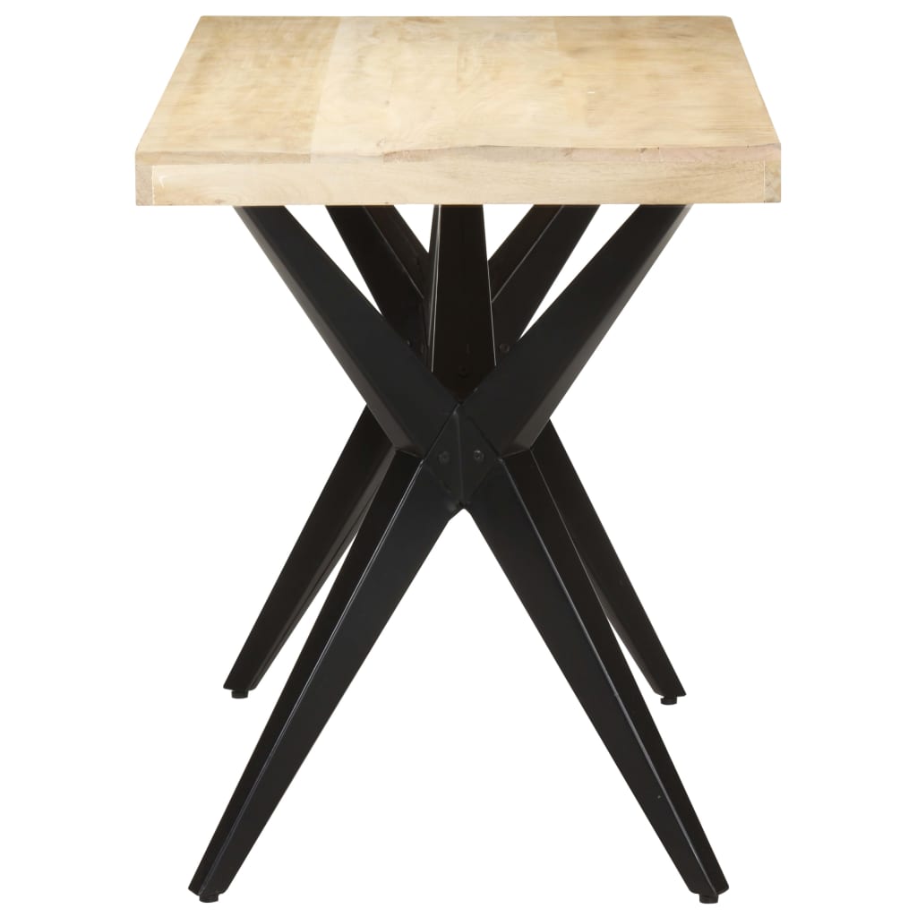 Vidaxl eettafel 120x60x76 cm massief mangohout