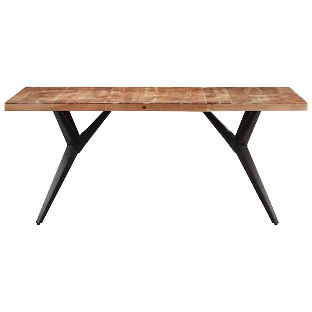 Vidaxl eettafel 160x80x76 cm massief acaciahout