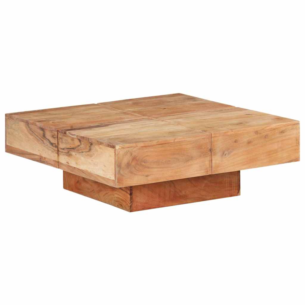 Vidaxl salontafel 80x80x28 cm massief acaciahout