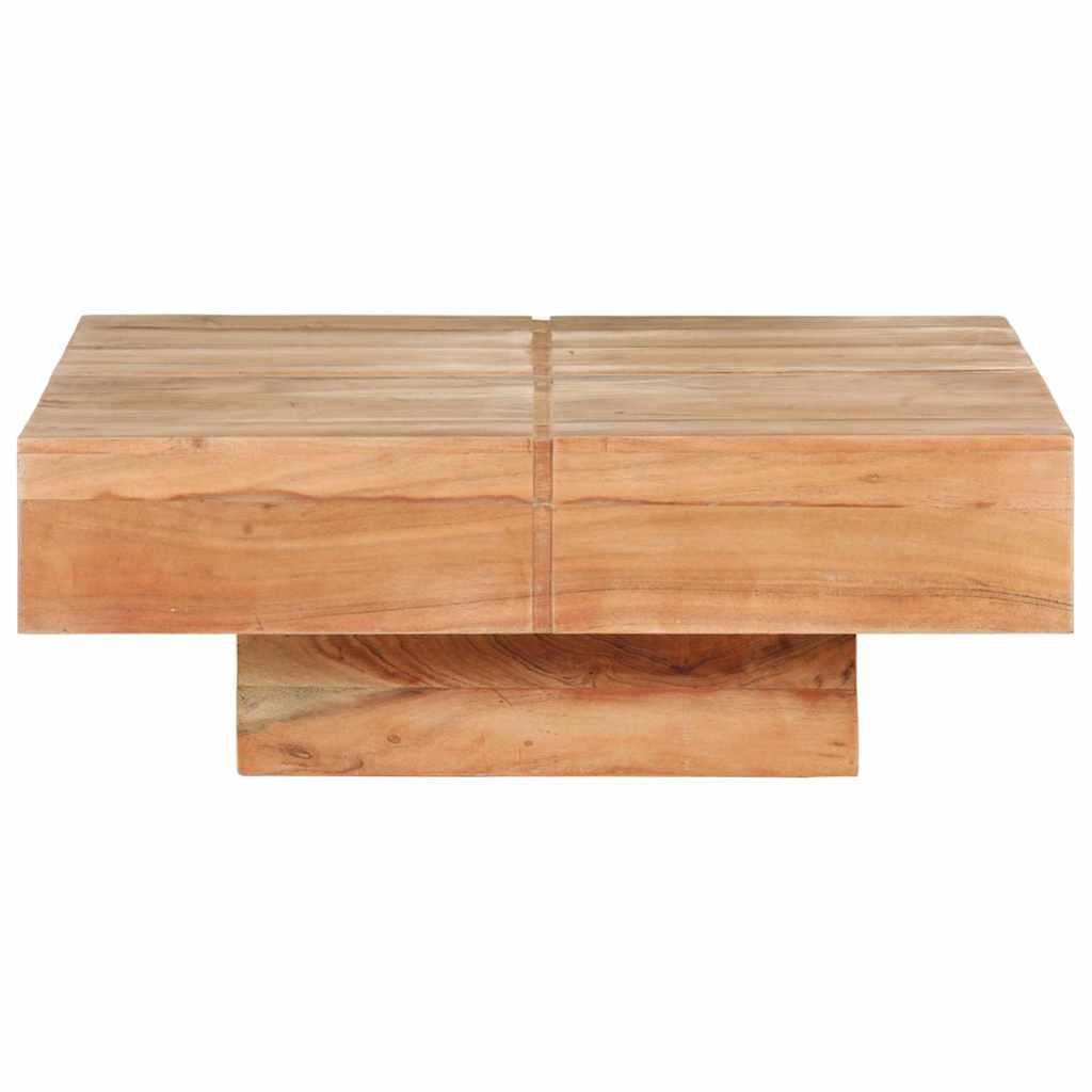 Vidaxl salontafel 80x80x28 cm massief acaciahout