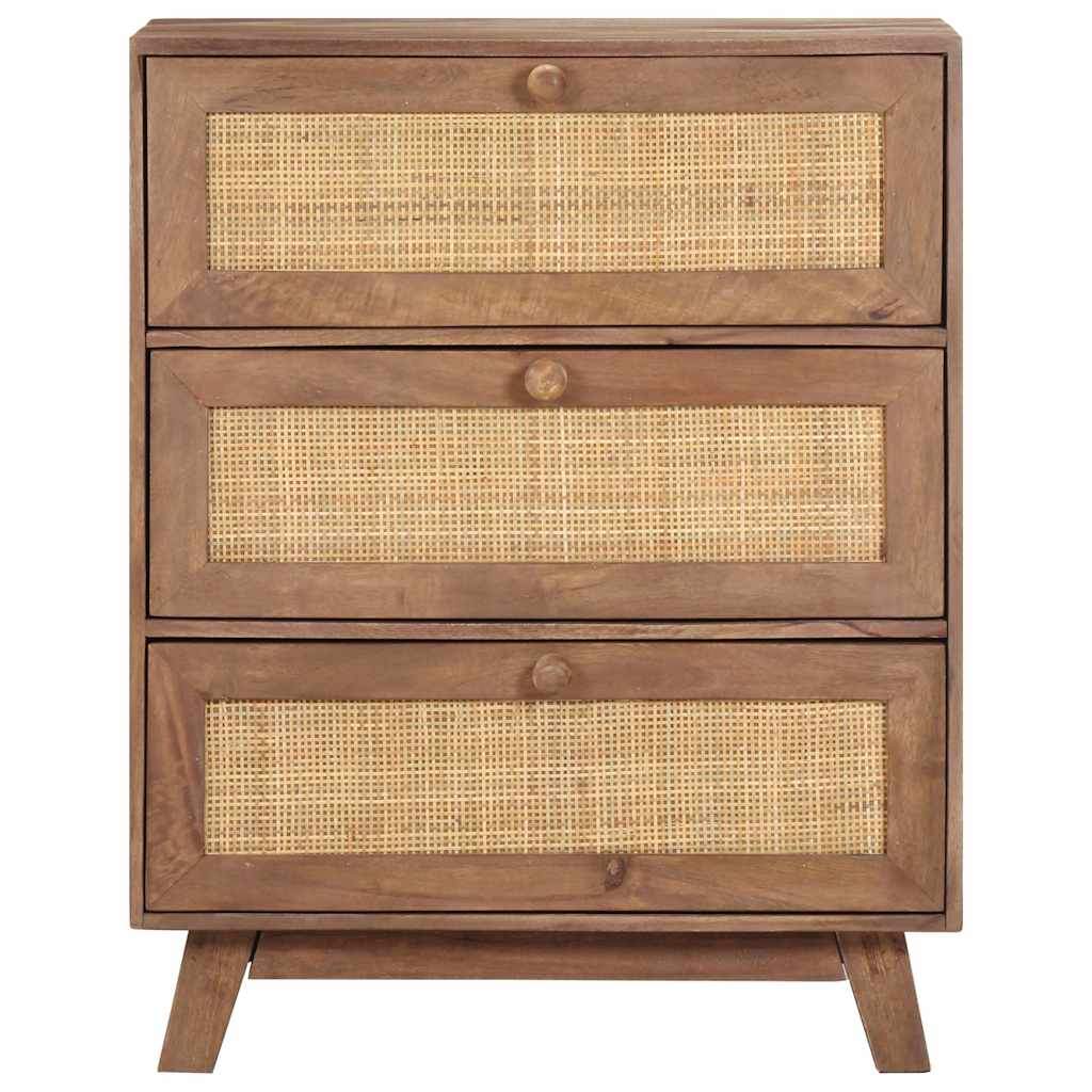 Vidaxl dressoir 61x35x76 cm massief mangohout