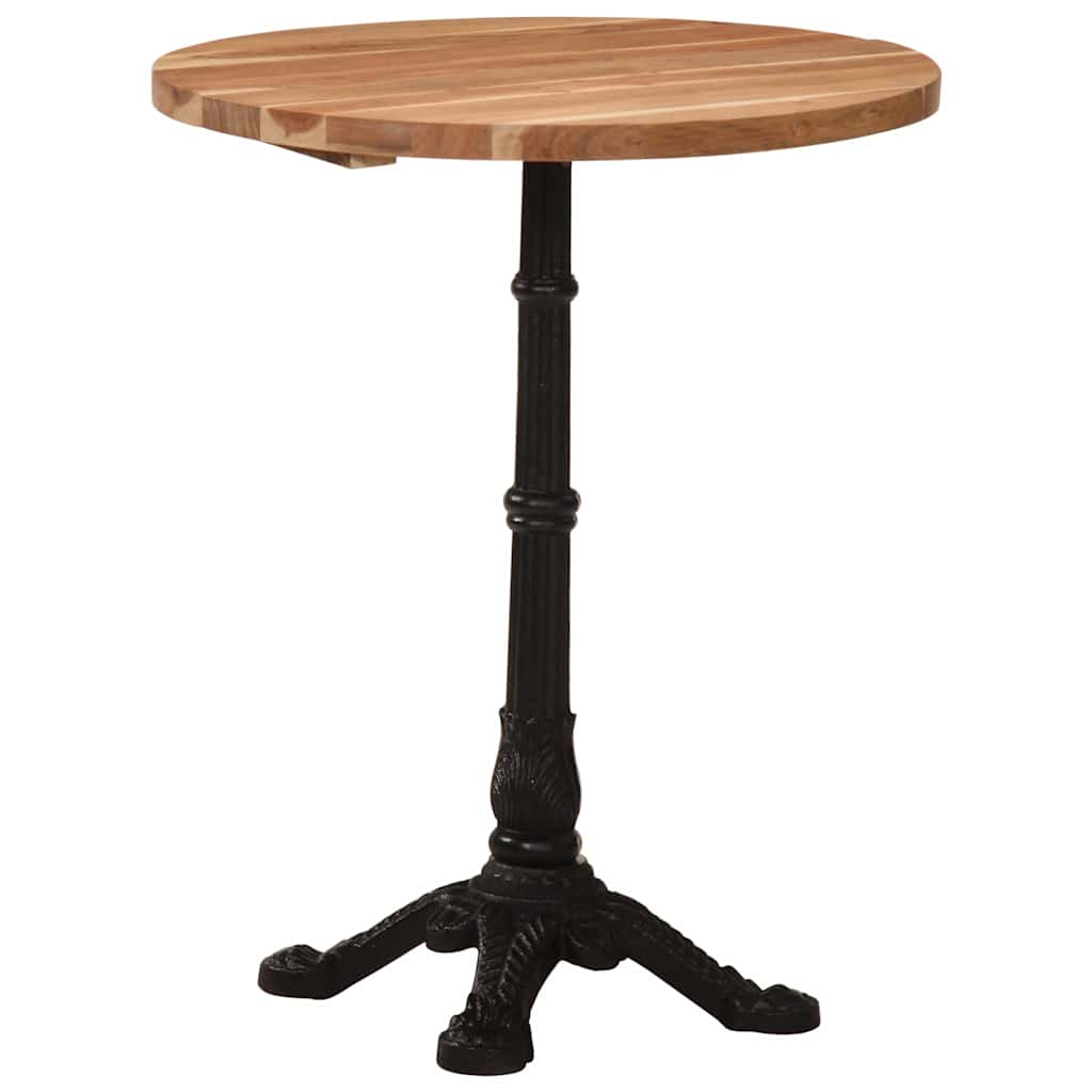 Vidaxl bistrotafel ø 60x76 cm massief acaciahout