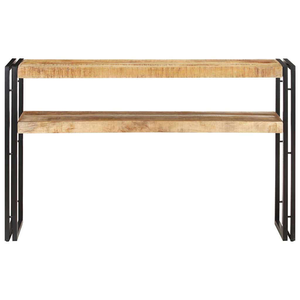 Vidaxl wandtafel 120x30x75 cm ruw mangohout