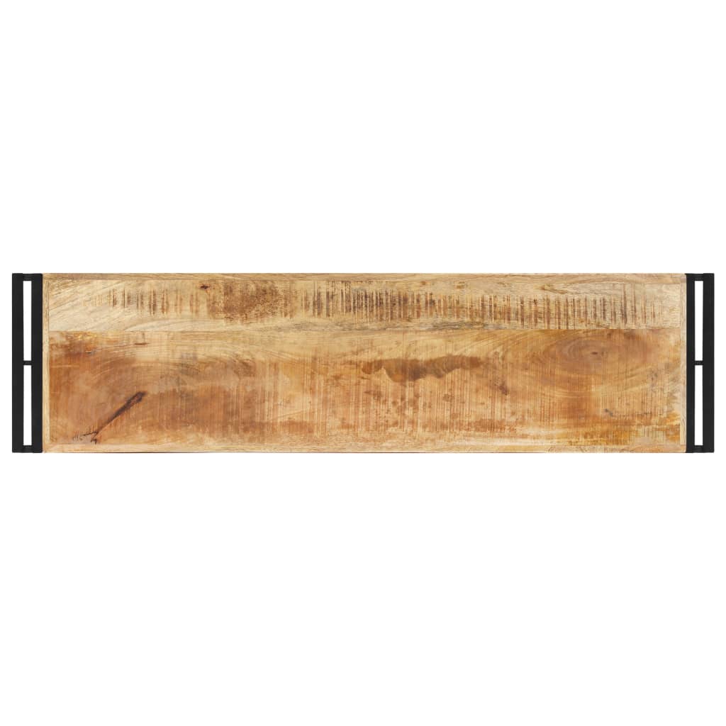 Vidaxl wandtafel 120x30x75 cm ruw mangohout