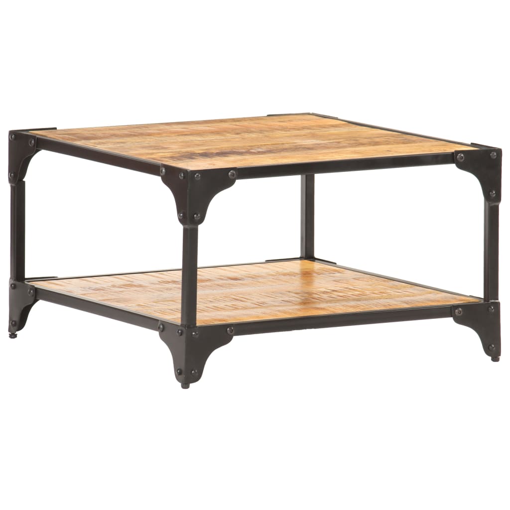 Vidaxl salontafel 60x60x35 cm massief mangohout
