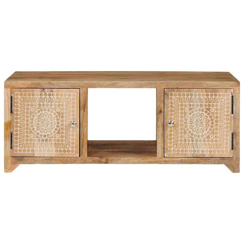 Vidaxl salontafel 90x50x35 cm massief mangohout