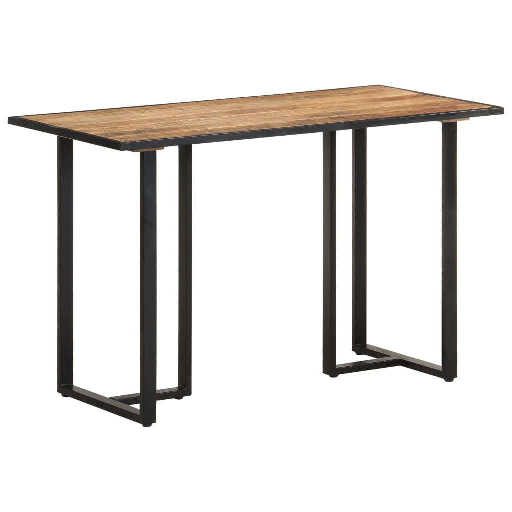 Vidaxl eettafel 120 cm ruw mangohout
