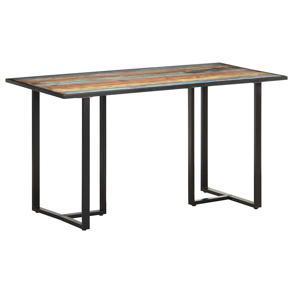 Vidaxl eettafel 140 cm massief gerecycled hout