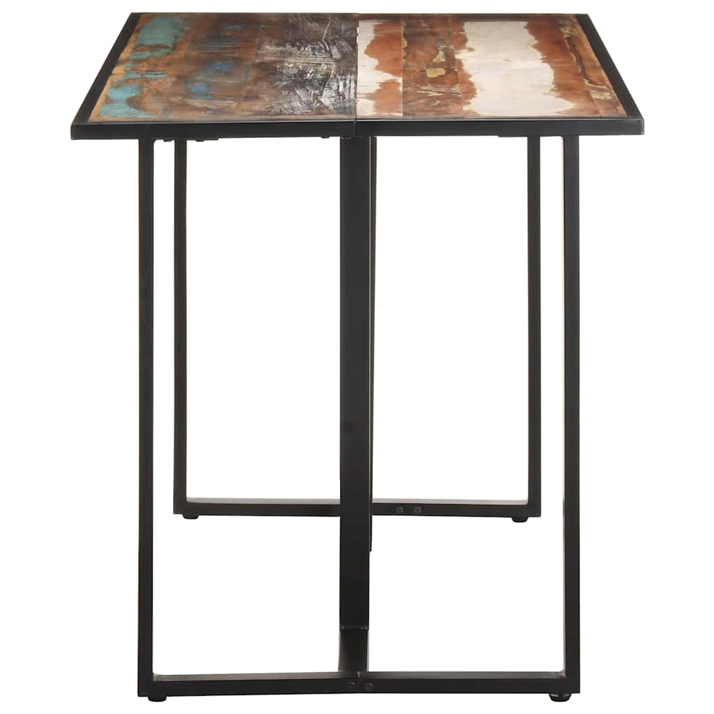 Vidaxl eettafel 140 cm massief gerecycled hout