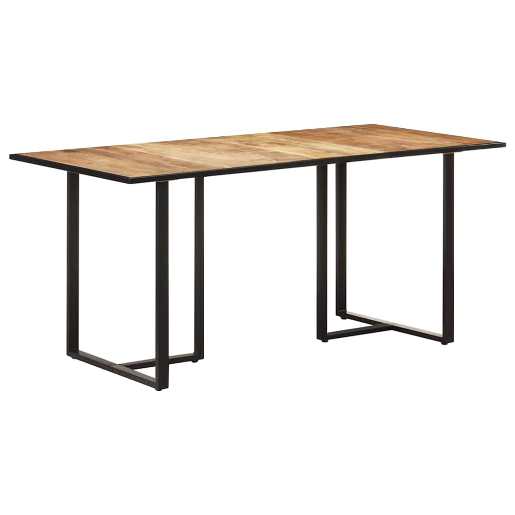 Vidaxl eettafel 160 cm ruw mangohout