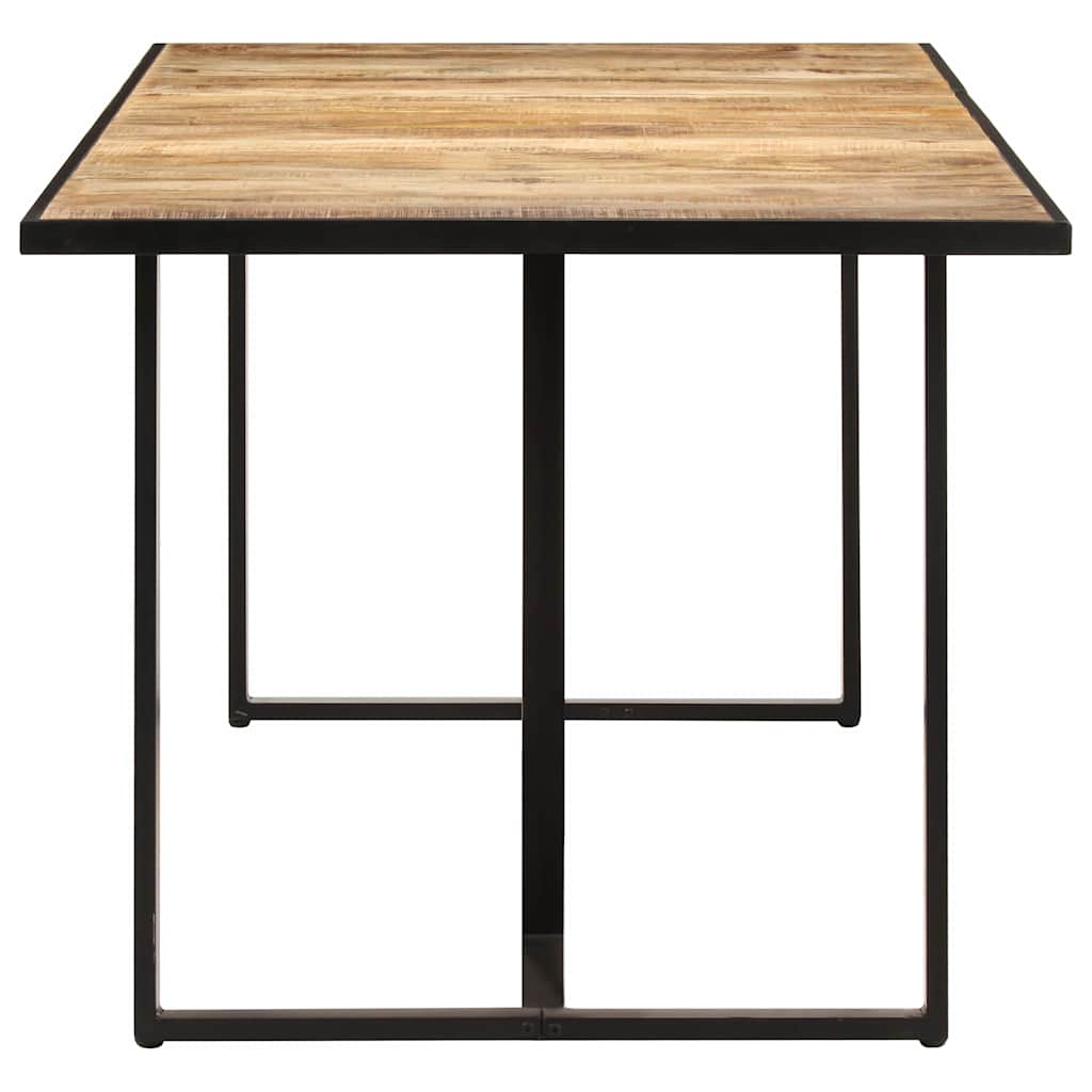 Vidaxl eettafel 160 cm ruw mangohout