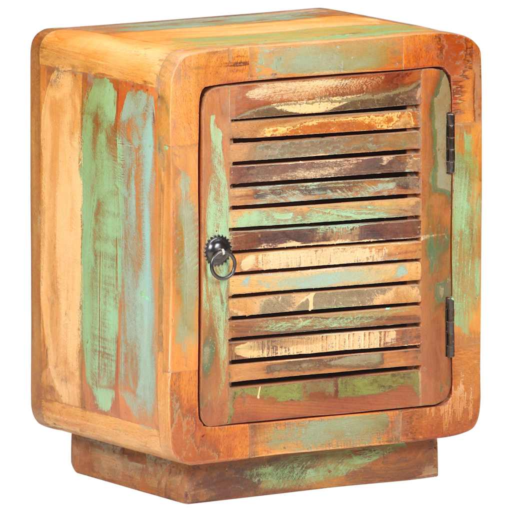 Vidaxl nachtkastje 40x30x50 cm massief gerecycled hout