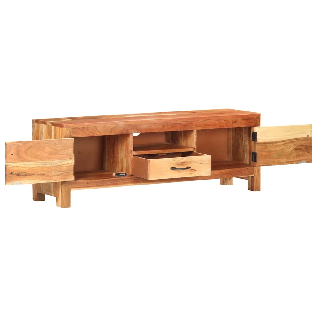 Vidaxl tv-meubel 116x30x40 cm massief acaciahout