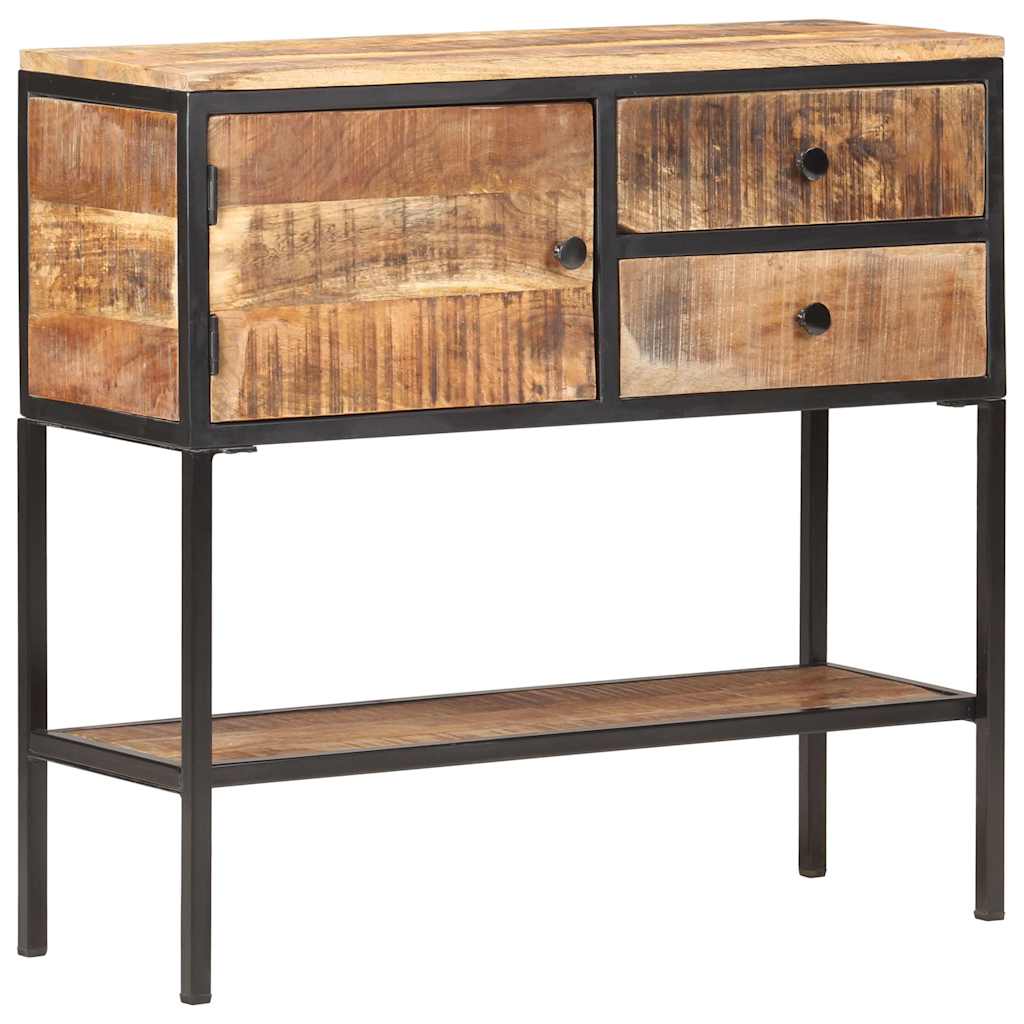 Vidaxl dressoir 85x30x80 cm ruw mangohout