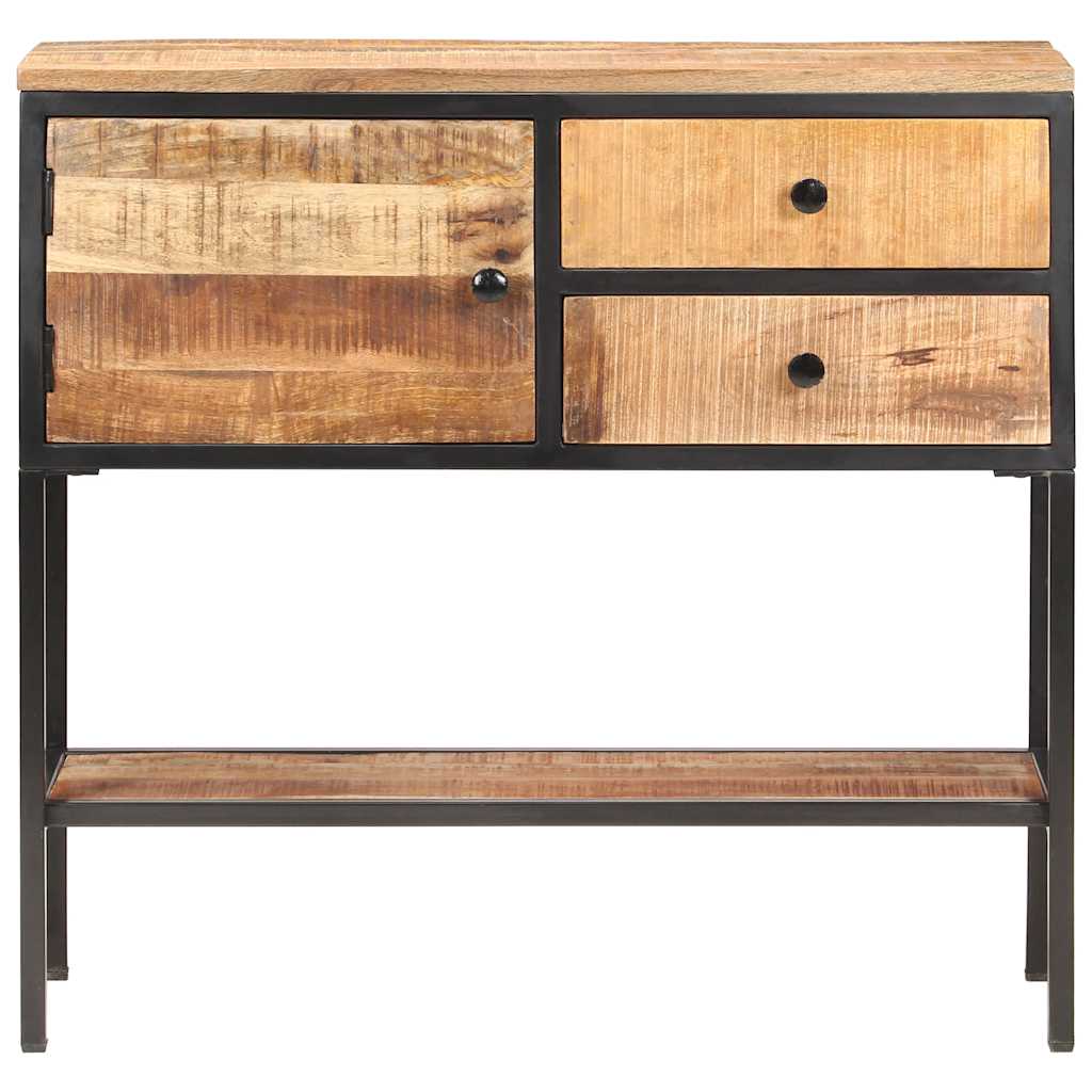 Vidaxl dressoir 85x30x80 cm ruw mangohout