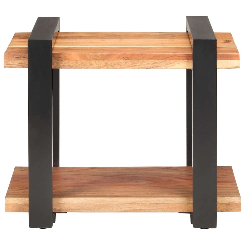 Vidaxl nachtkastje 50x40x40 cm massief acaciahout