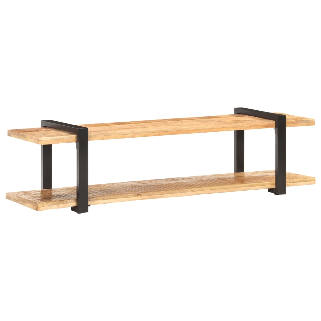 Vidaxl tv-meubel 160x40x40 cm massief ruw mangohout
