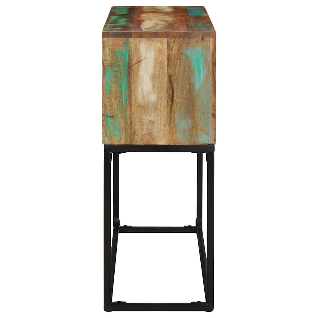 Vidaxl wandtafel 120x30x75 cm massief gerecycled hout