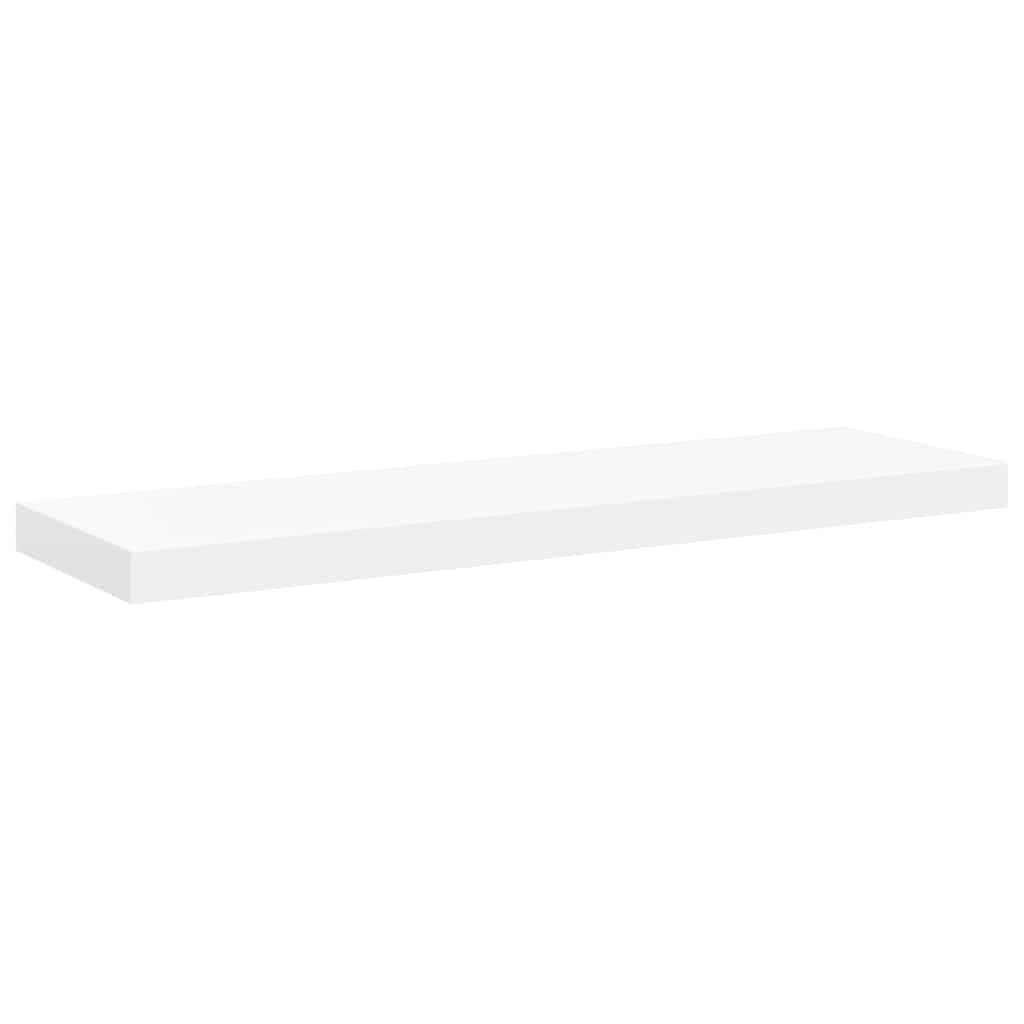 Vidaxl wandschap zwevend 80x23,5x3,8 cm mdf wit