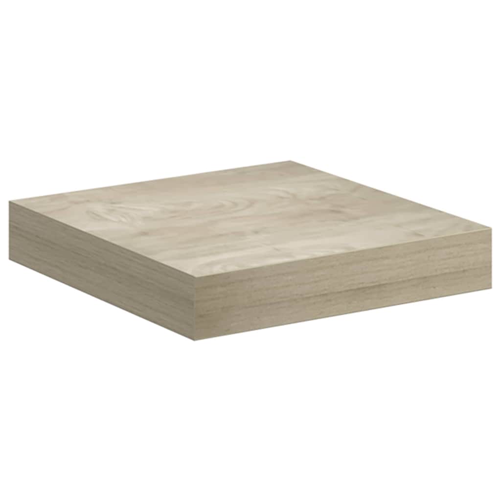 Vidaxl wandschap zwevend 23x23,5x3,8 cm mdf eikenkleur