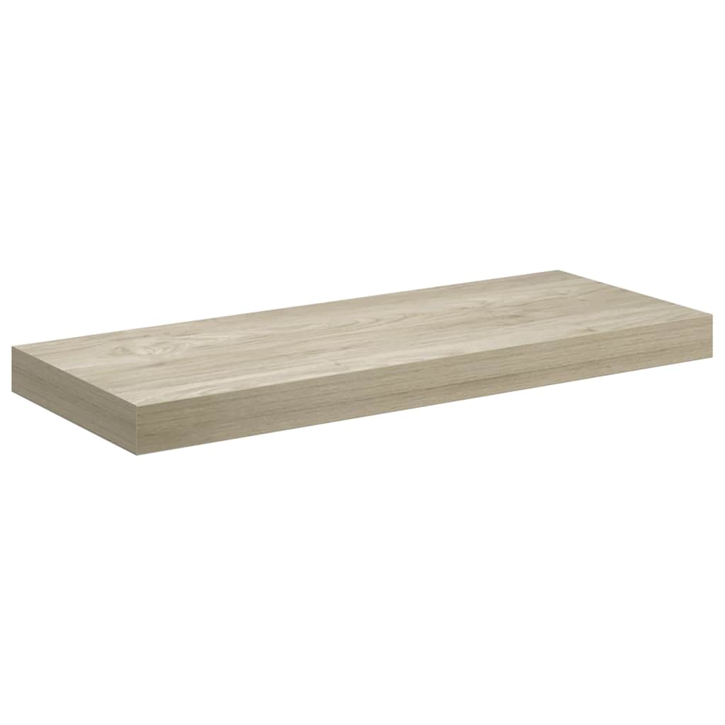 Vidaxl wandschap zwevend 60x23,5x3,8 cm mdf eikenkleurig