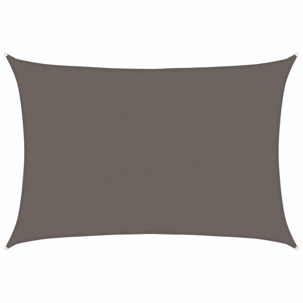 Vidaxl zonnezeil 160 g m² 5x7 m hdpe antracietkleurig