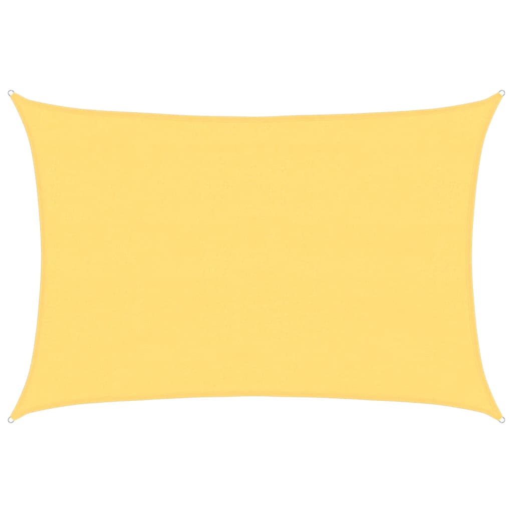 Vidaxl zonnezeil 160 g m² 4x5 m hdpe beige