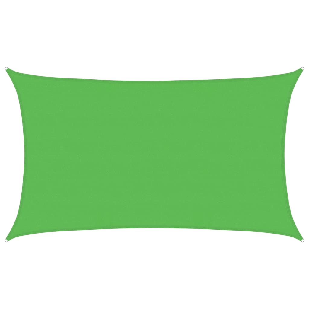 Vidaxl zonnezeil 160 g m² 5x8 m hdpe lichtgroen