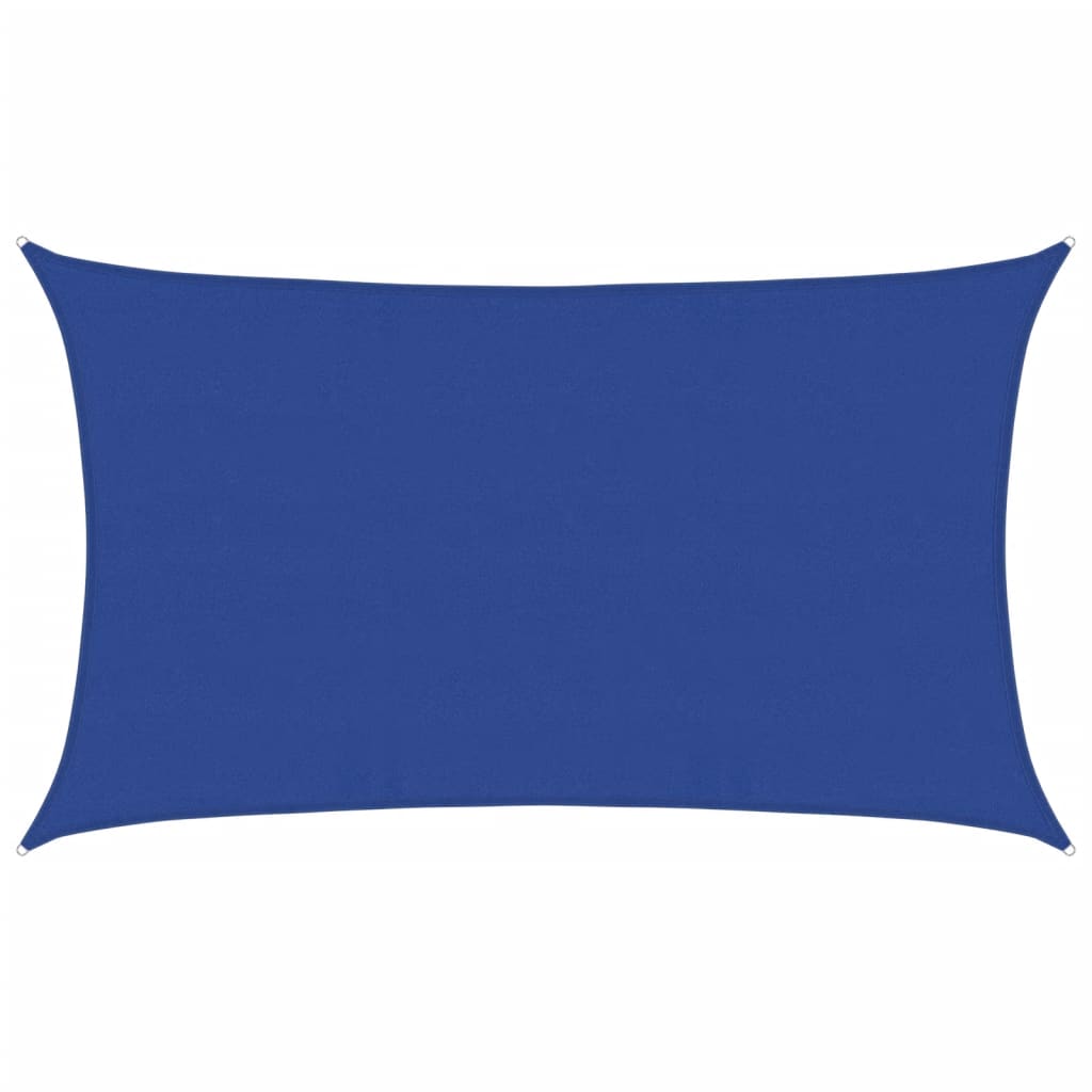 Vidaxl zonnezeil 160 g m² rechthoekig 5x8 m hdpe blauw
