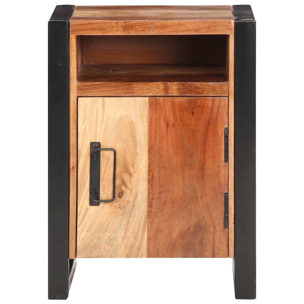 Vidaxl nachtkastje 40x35x55 cm massief acaciahout