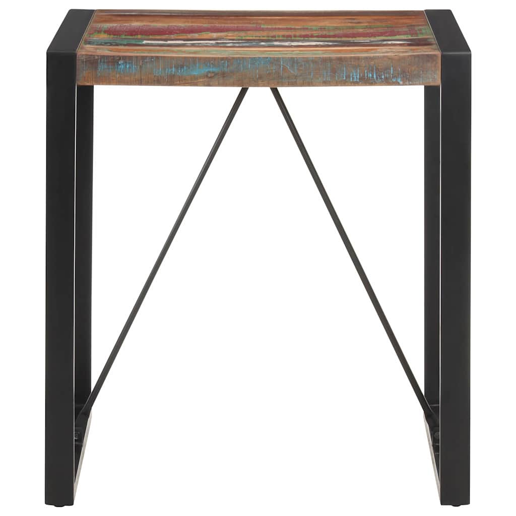 Vidaxl eettafel 70x70x75 cm massief gerecycled hout