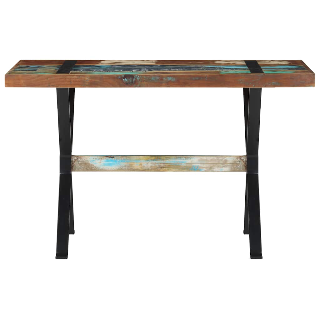 Vidaxl eettafel 120x60x76 cm massief gerecycled hout