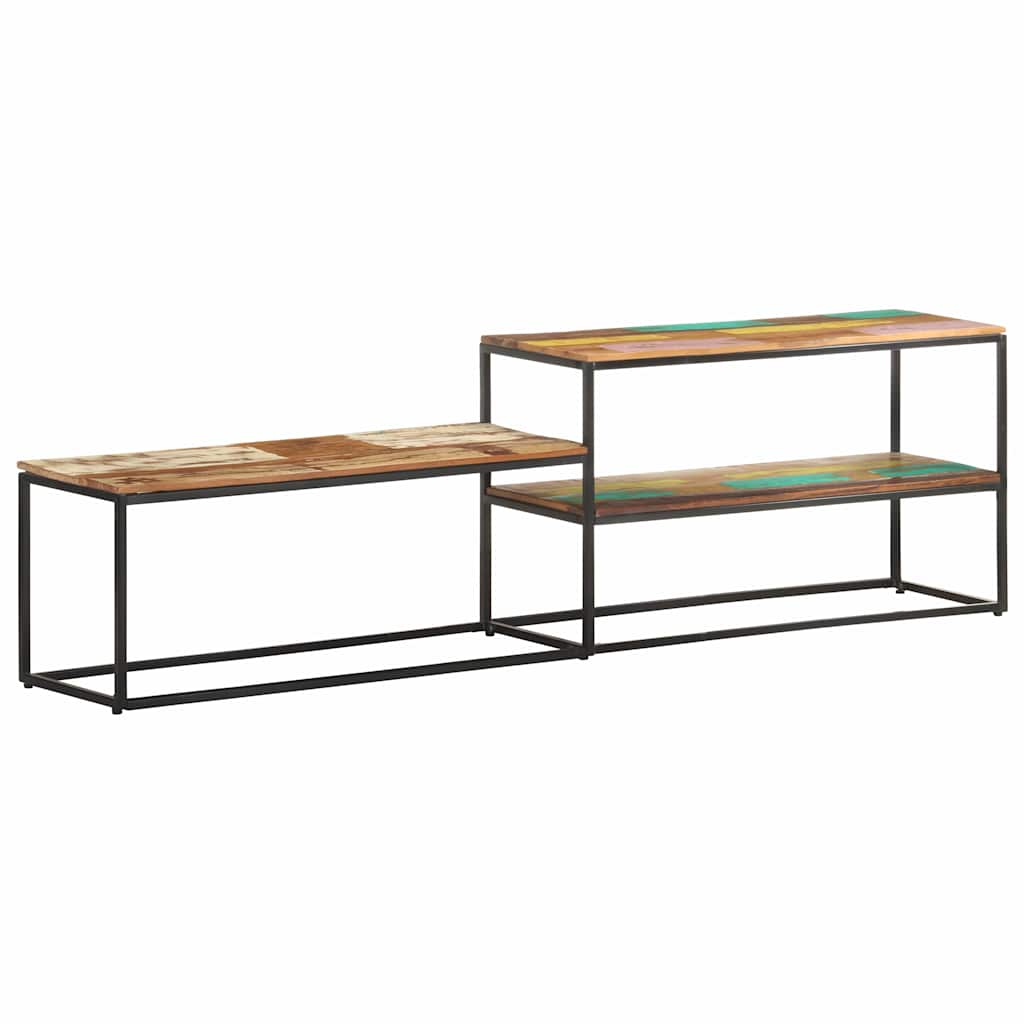 Vidaxl tv-meubel 180x30x50 cm massief gerecycled hout