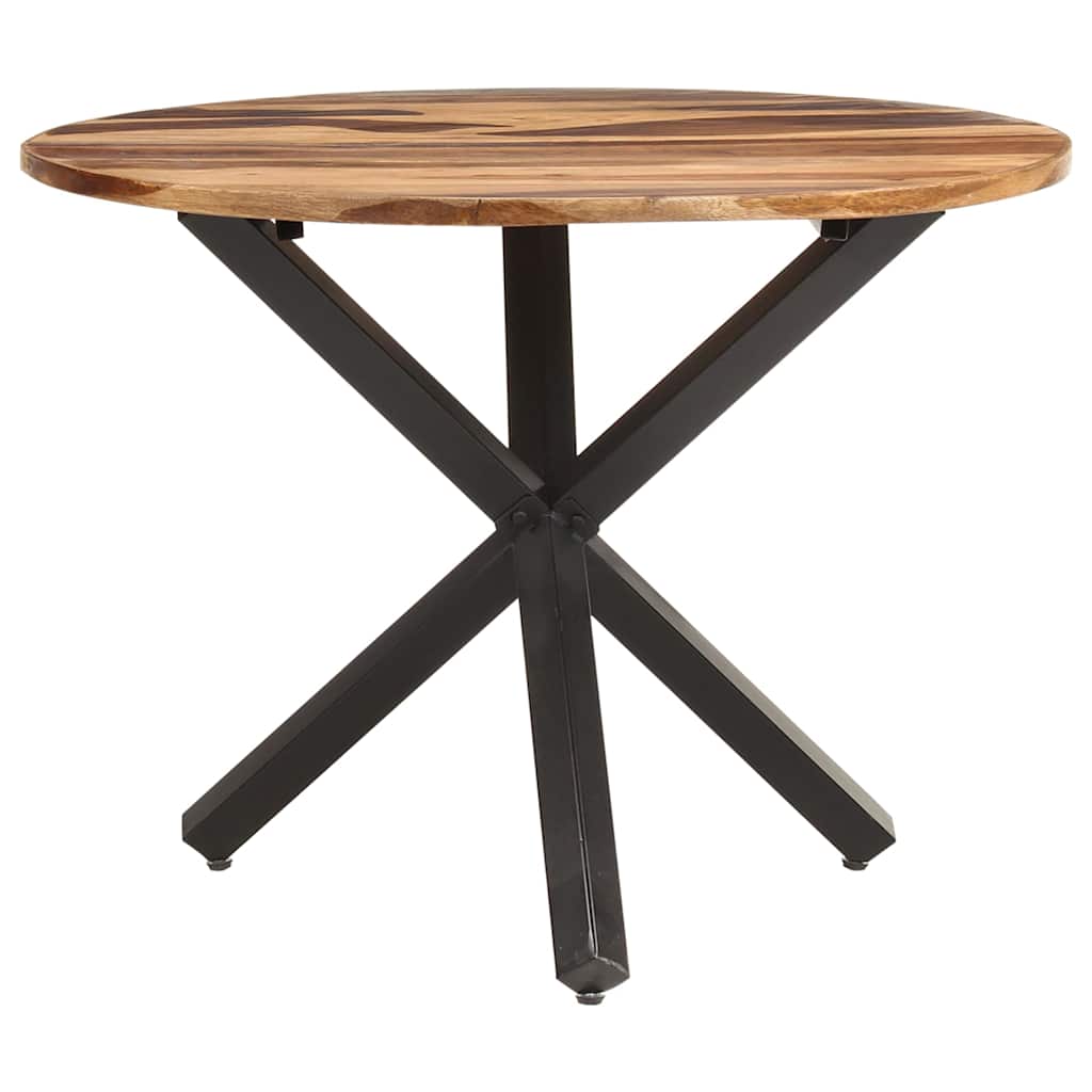 Vidaxl eettafel 100x100x75 cm acaciahout met honingkleurige afwerking
