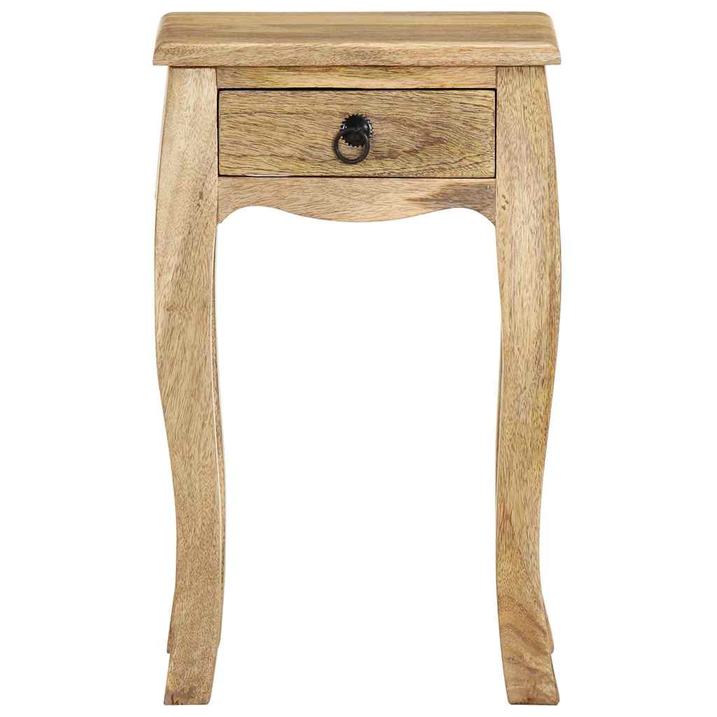 Vidaxl nachtkastje 28x28x46 cm massief mangohout