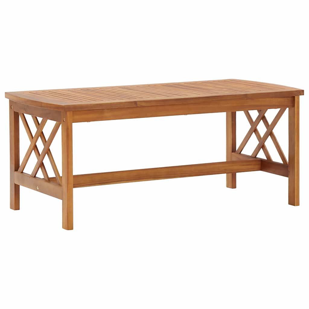 Vidaxl salontafel 102x50x43 cm massief acaciahout