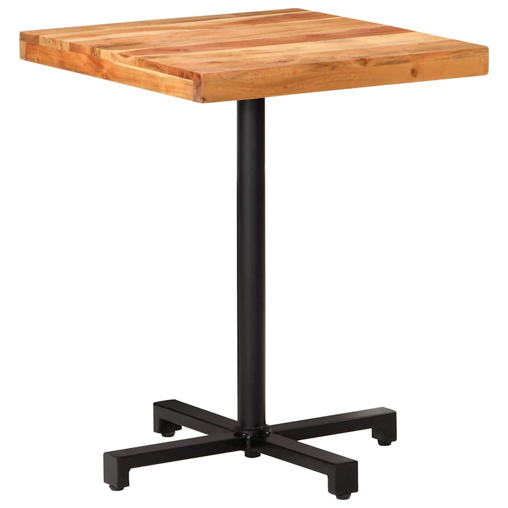 Vidaxl bistrotafel vierkant 60x60x75 cm massief acaciahout