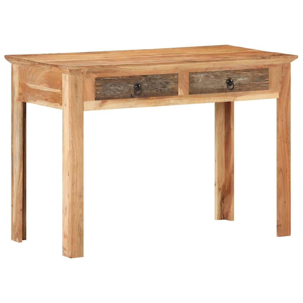 Vidaxl bureau 110x50x75 cm massief gerecycled hout