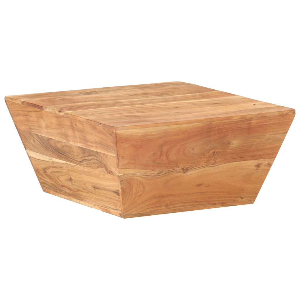 Vidaxl salontafel v-vormig 66x66x30 cm massief acaciahout