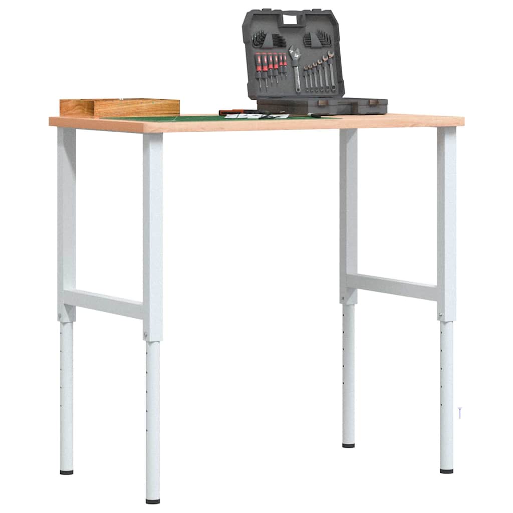 Vidaxl werkbankframes verstelbaar 2 st 55x(69-95,5) cm metaal grijs