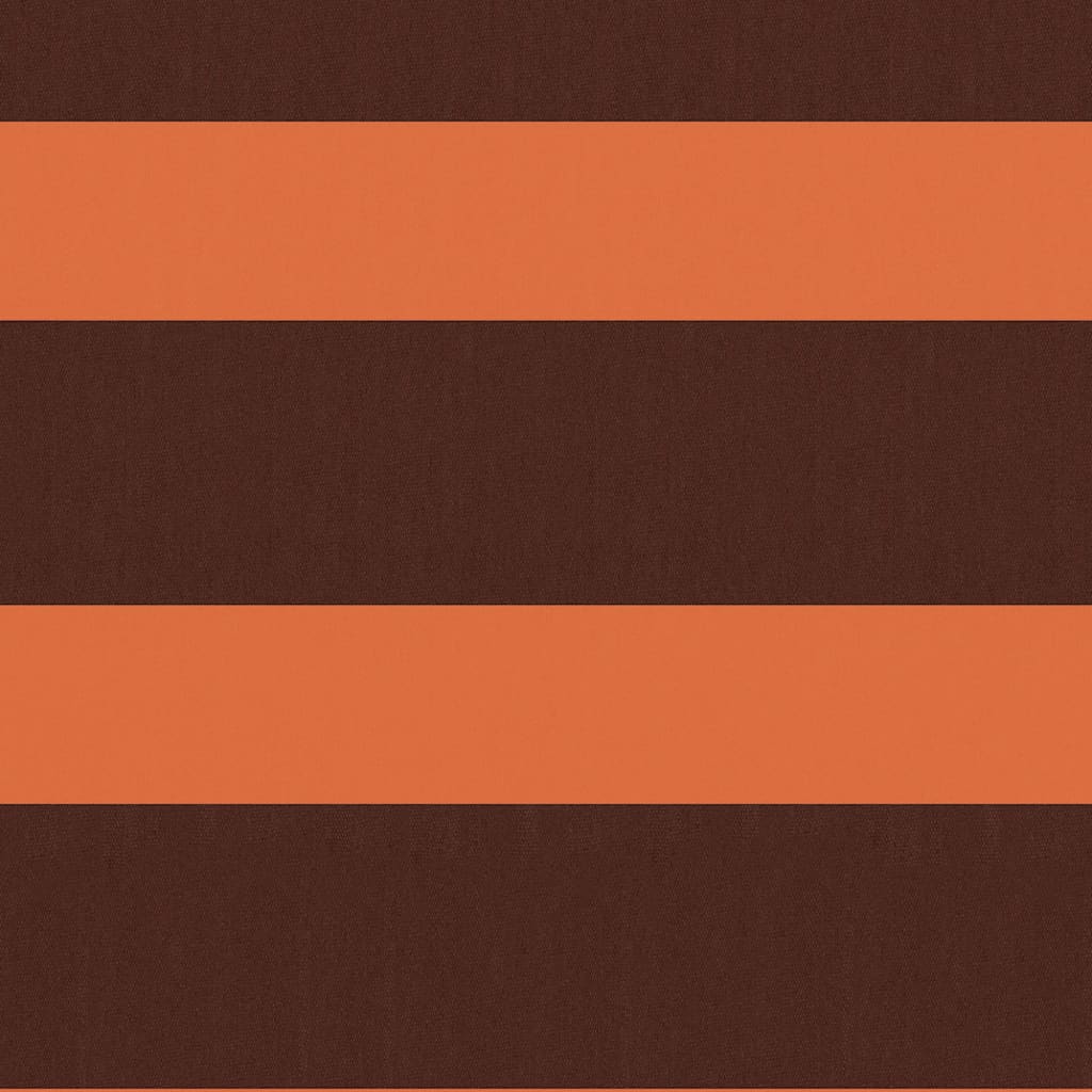 Vidaxl balkonscherm 75x400 cm oxford stof oranje en bruin