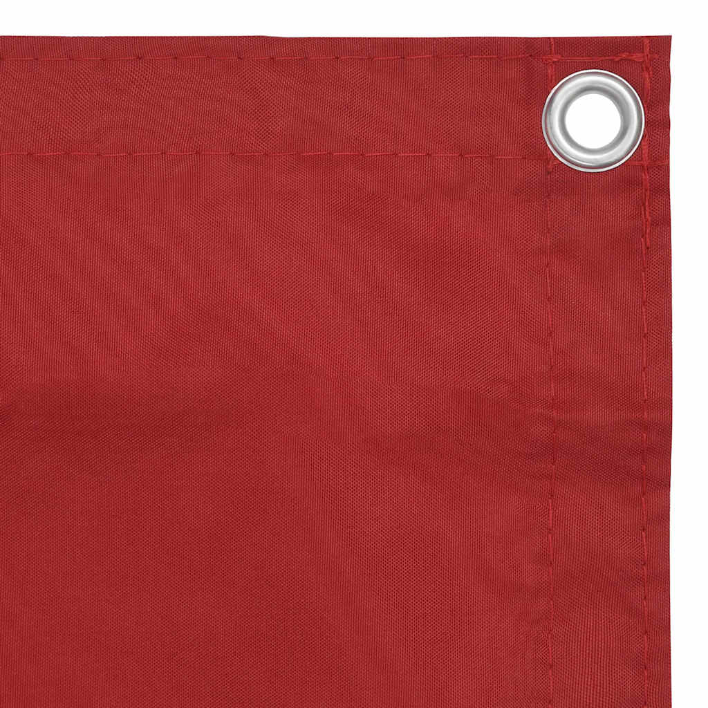 Vidaxl balkonscherm 90x600 cm oxford stof rood