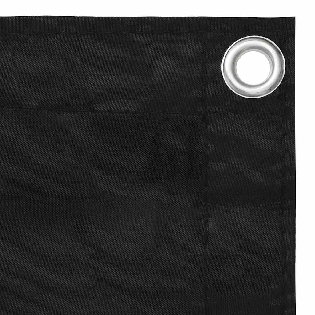 Vidaxl balkonscherm 90x400 cm oxford stof zwart