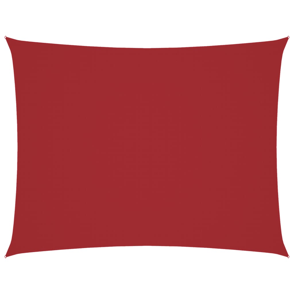 Vidaxl zonnescherm rechthoekig 2,5x4 m oxford stof rood