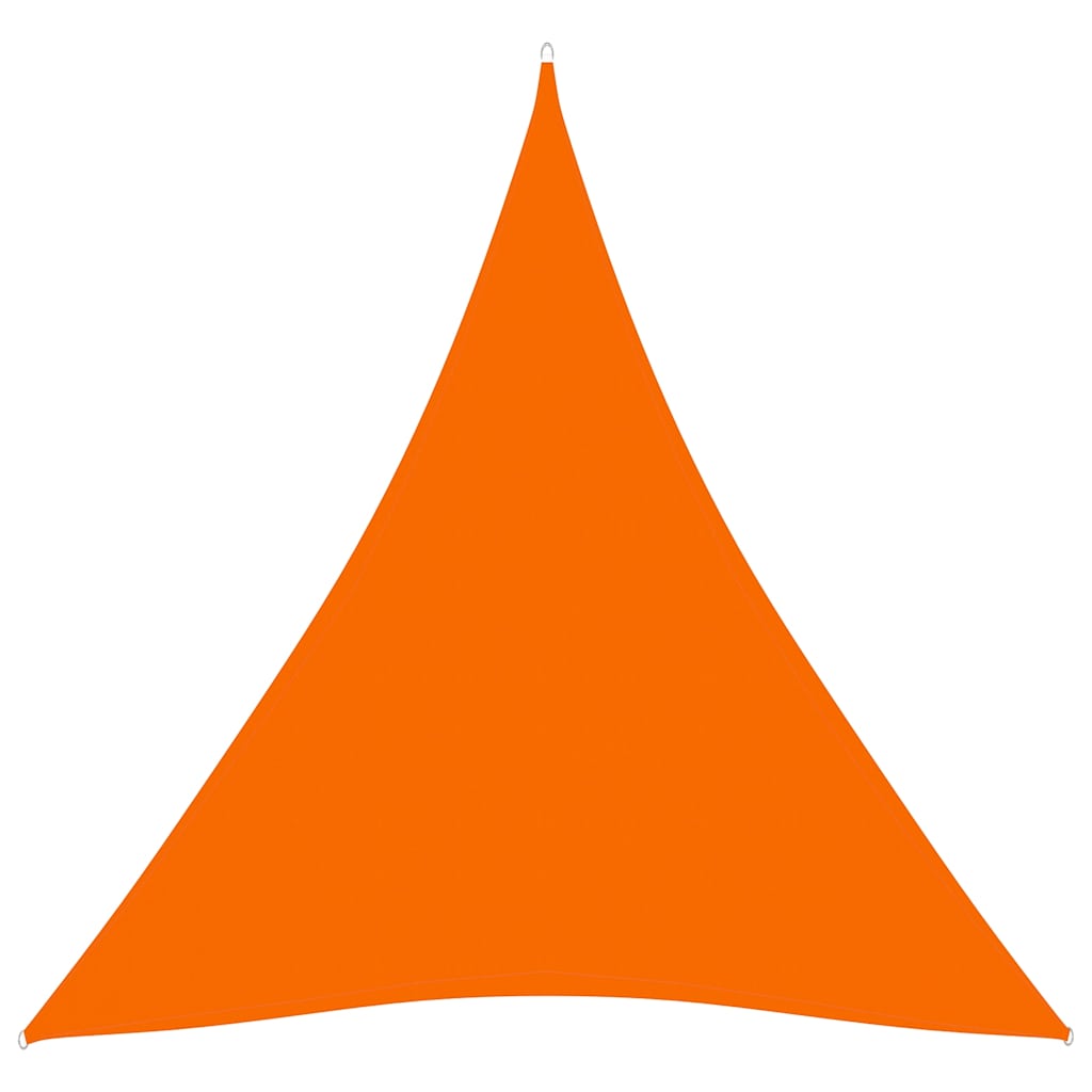 Vidaxl zonnescherm driehoekig 3,6x3,6x3,6 m oxford stof oranje