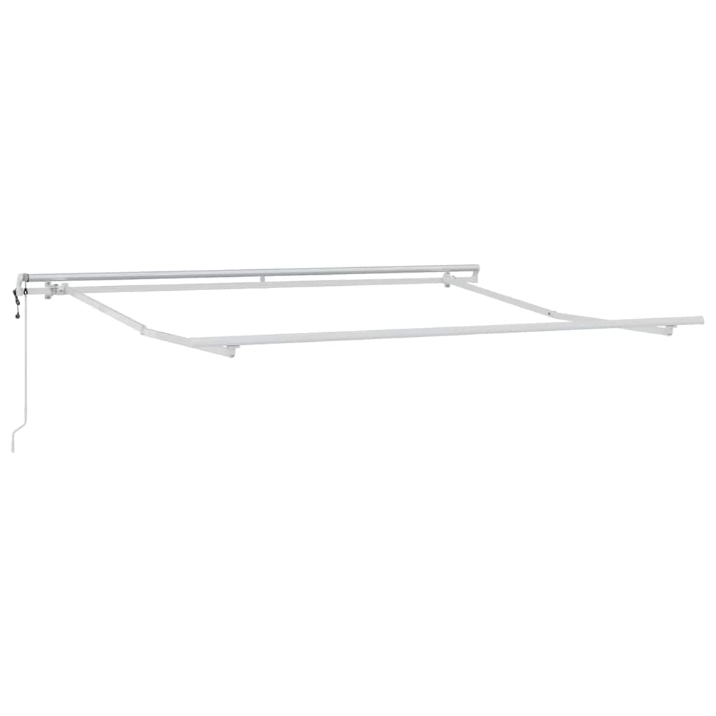 Vidaxl zijde frame wit 300 x 250 cm aluminium