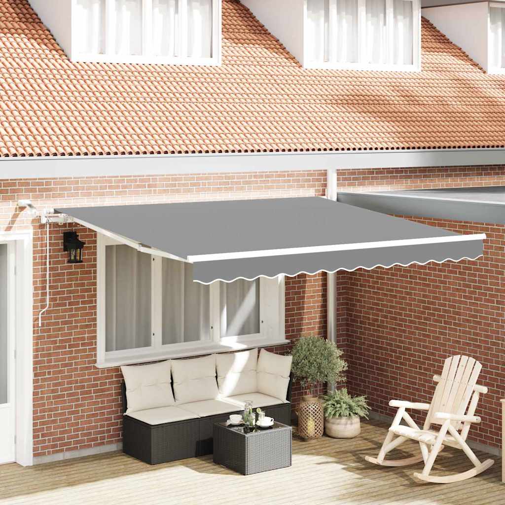 Vidaxl zijde frame met led-striplichten wit 350 x 250 cm aluminium