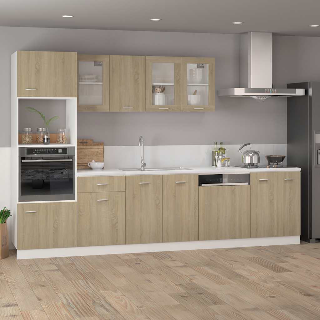 Vidaxl onderkast lyon 60x46x81,5 cm bewerkt hout sonoma eikenkleurig