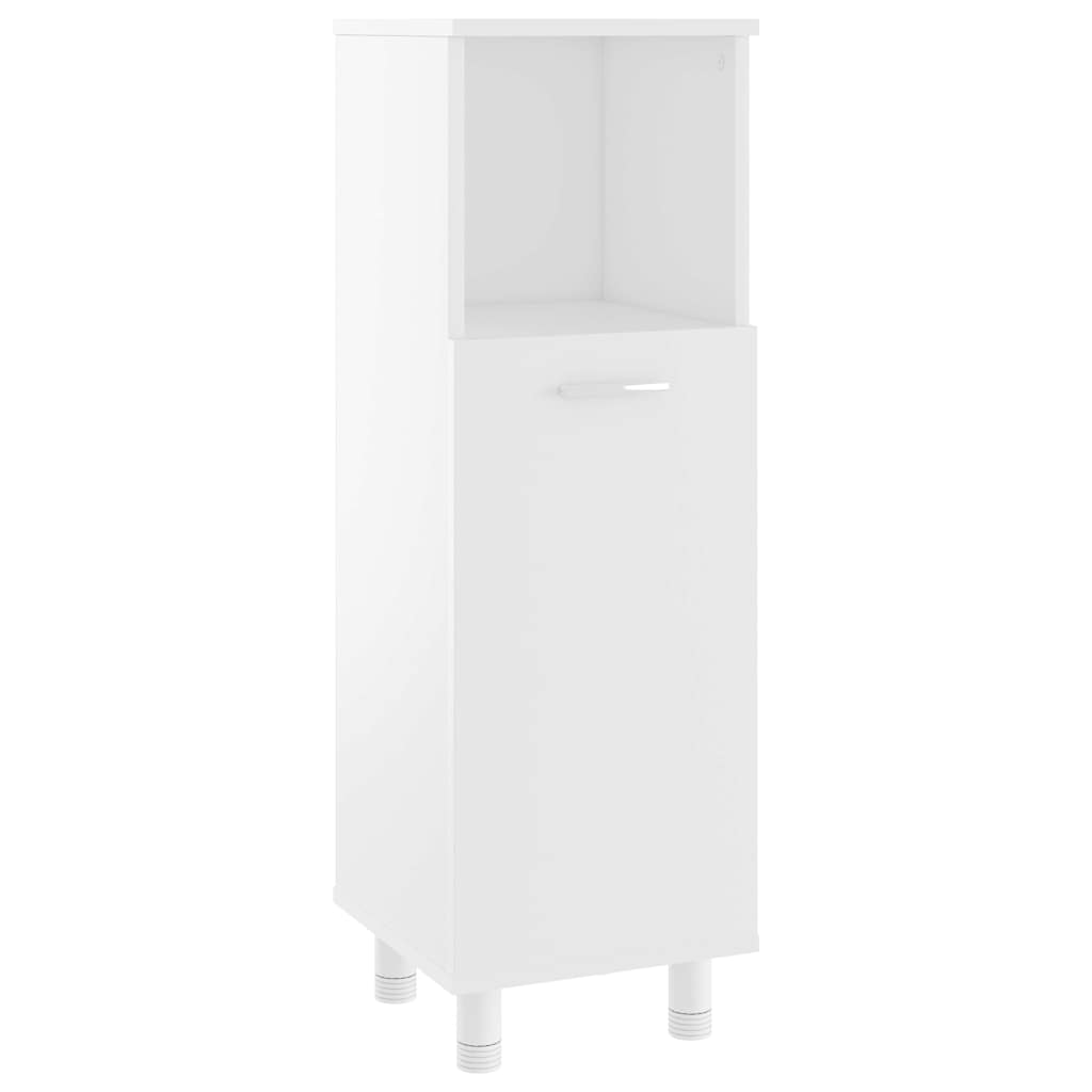 Vidaxl badkamerkast 30x30x95 cm bewerkt hout wit