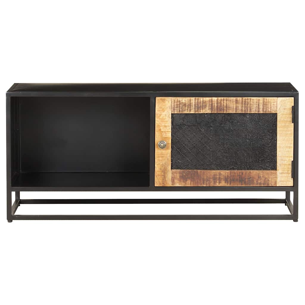Vidaxl tv-meubel 90x30x40 cm ruw mangohout
